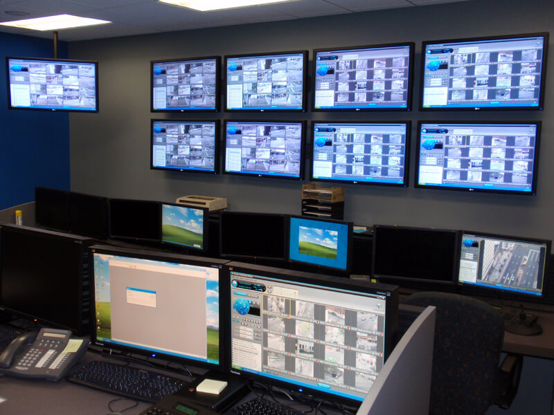 Computer surveillance room